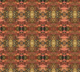 Autumn Leaf Oriental Rug Pattern 5 X 6 mirror aperçu