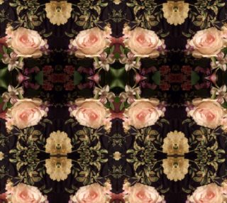 Pink Rose Trellis Elegance 2496 mirror 9.62 X 12. 76 preview