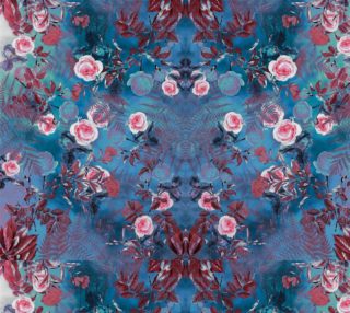 fabric 1 blue flowers  preview