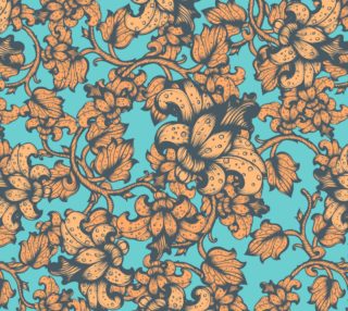 Vintage Floral Fabric preview