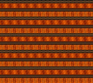 Ethnic african pattern with Adinkra simbols preview
