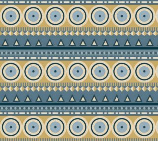 Blue and Tan Tribal 2 preview