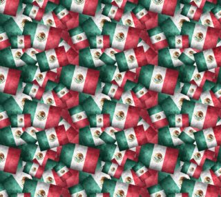 Grunge-Style Mexican Flag preview