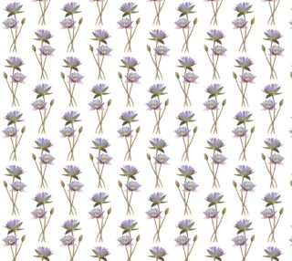 Lotus flowers pattern Fabric aperçu