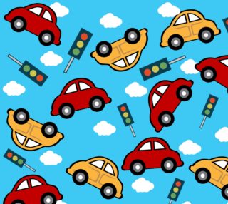Little Red and Green Cars preview
