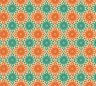 Teal and Orange Vintage Pattern preview