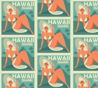 Vintage Retro Hawaii Girl  preview