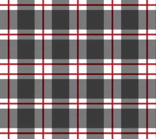 Basic Red, Black and White Plaid preview