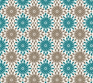 Gray and Teal Vintage Abstract preview