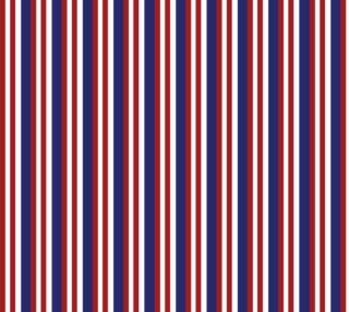 Patriotic Stripes - Red, White and Blue preview