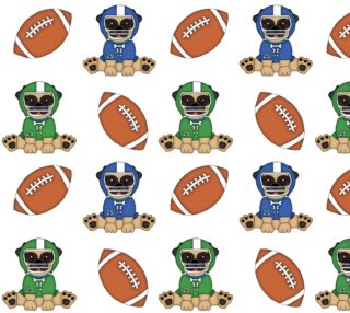 Football Pug Fabric preview