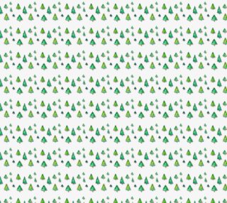 christmas holiday retro forest pattern preview