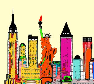 New York - The Big City Fabric preview