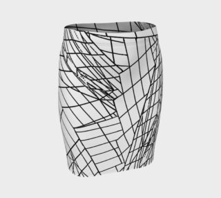 Angles Slim Skirt- White preview