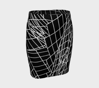 Angles Slim Skirt- Black preview