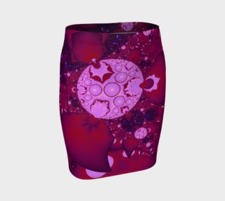 Planetary Bubble Gum Fitted Skirt preview