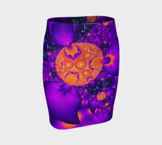 Planetary Clash Fitted Skirt preview