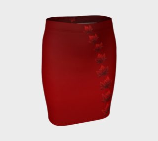 Canada Skirt Fitted Canada Maple Leaf Skirts preview
