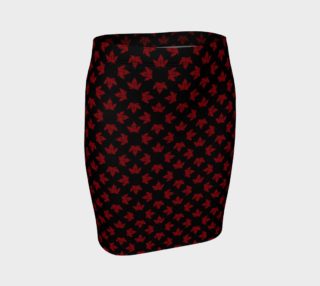 Cool Canada Skirts - Fitted Black Retro preview
