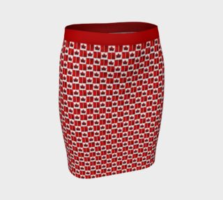 Canada Flag Skirts - Fitted preview