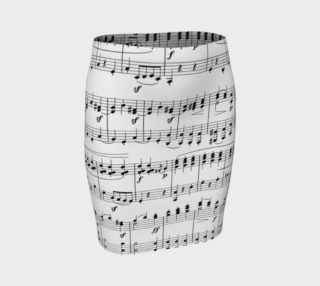 Aperçu de Sheet Music Fitted Skirt