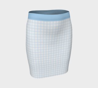 Aperçu de Gingham Fitted Skirt
