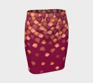 Aperçu de Falling Leaves Fitted Skirt