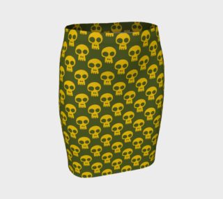 Aperçu de Yellow Skulls on Green