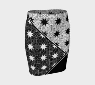 Star Geometric Fitted Skirt preview