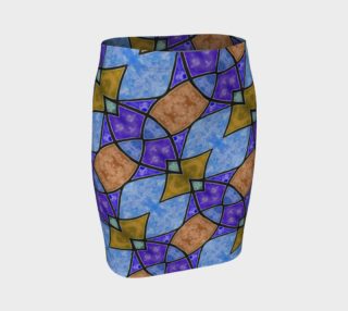 Harlequin Fitted Skirt preview