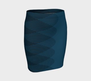 Blue to Black Ombre Signal Flare Skirt 3 preview