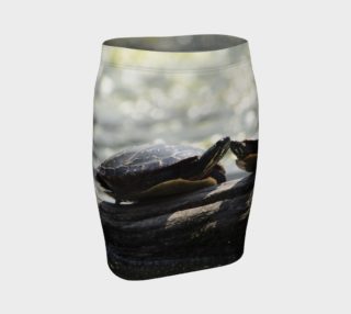 Turtle Kiss Fitted Skirt preview