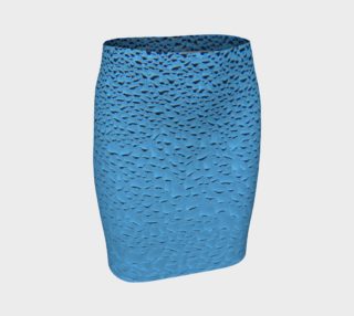 Blue Condensation Fitted Skirt preview