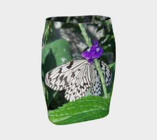 Aperçu de Rice Paper Butterfly Fitted Skirt