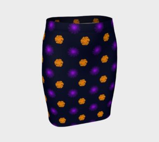 Clash of the Funky Swirls Fitted Skirt preview