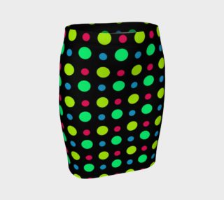 Bright Dots Fitted Skirt preview