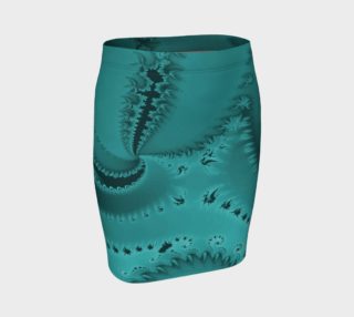 Teal Twilight Fitted Skirt preview