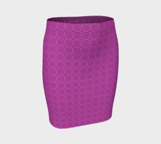 Fuchsia Mind Bend Fitted Skirt preview