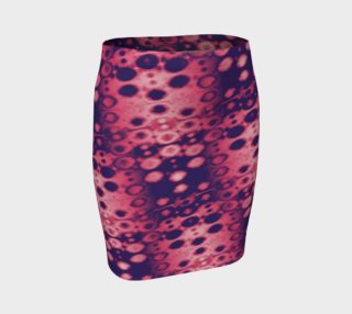 Pink and Purple Nebula Fitted Skirt preview
