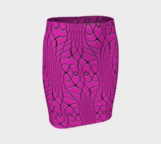 Pink Pineapple Twist Fitted Skirt preview