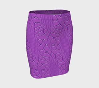 Purple Pineapple Twist Fitted Skirt preview