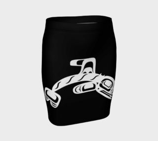 Tsimshian Whale Fitted Skirt preview