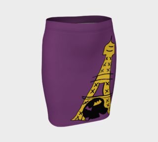 Big Eiffel tower poodle skirt preview