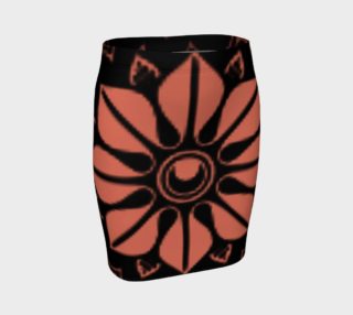 Land of the Sun fitted skirt preview
