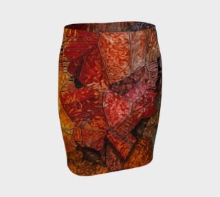 multicolorfitted skirt preview