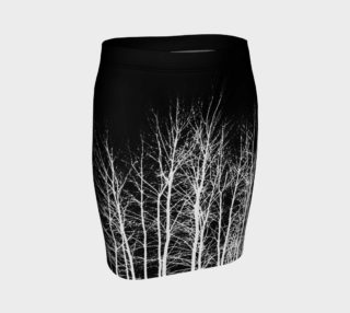 Midnight Forest Fitted Skirt preview