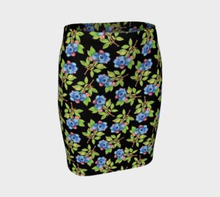 Blueberry Sprig Fitted Skirt preview