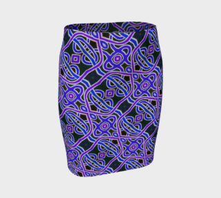 Sapphire Lace Mosaic II Fitted Skirt preview