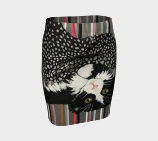 Playful Kitty Fitted Skirt preview