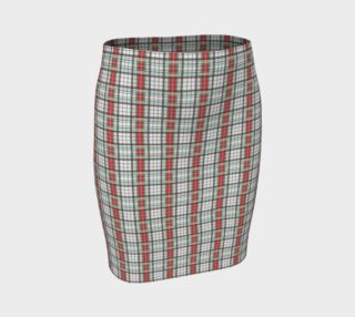 Aperçu de Classic Plaid Fitted Skirt